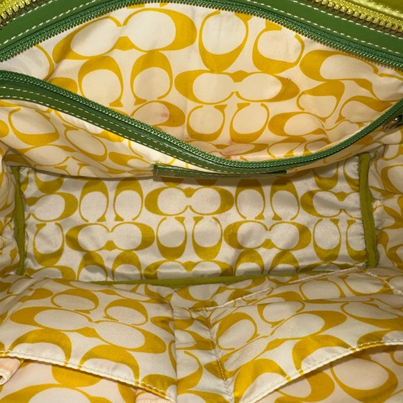 Vintage silk Coach handbag!! - Picture 4 of 9